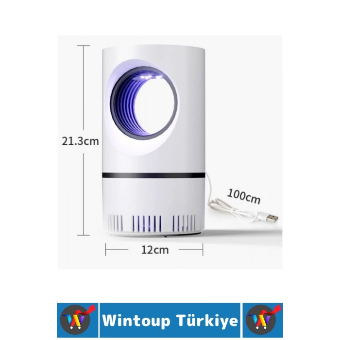 Premium Kimyasal İçermez 6 Uv Işıklı Sessiz Çalışır Gece Lambası Kullanımlı Haşere Sinek Öldürücü