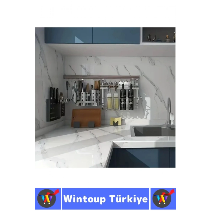 Kolay Temizlenir Isıya Dayanıklı Nem Kir Yağ Su Geçirmez Çok Şık Mermer Desenli Kaplama Kağıdı 5 Mtr