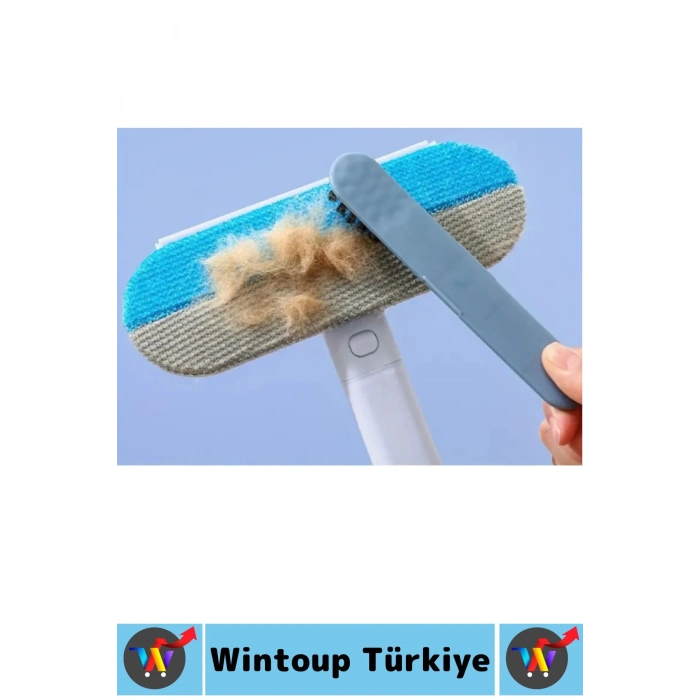 Dayanıklı Yıkanabilir Kolay Temizlenir Pet Kedi Köpek Uzun Saplı Evcil Hayvan Tüy Temizleme Fırçası