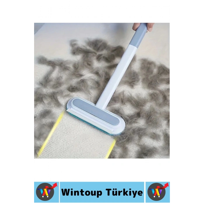 Dayanıklı Yıkanabilir Kolay Temizlenir Pet Kedi Köpek Uzun Saplı Evcil Hayvan Tüy Temizleme Fırçası