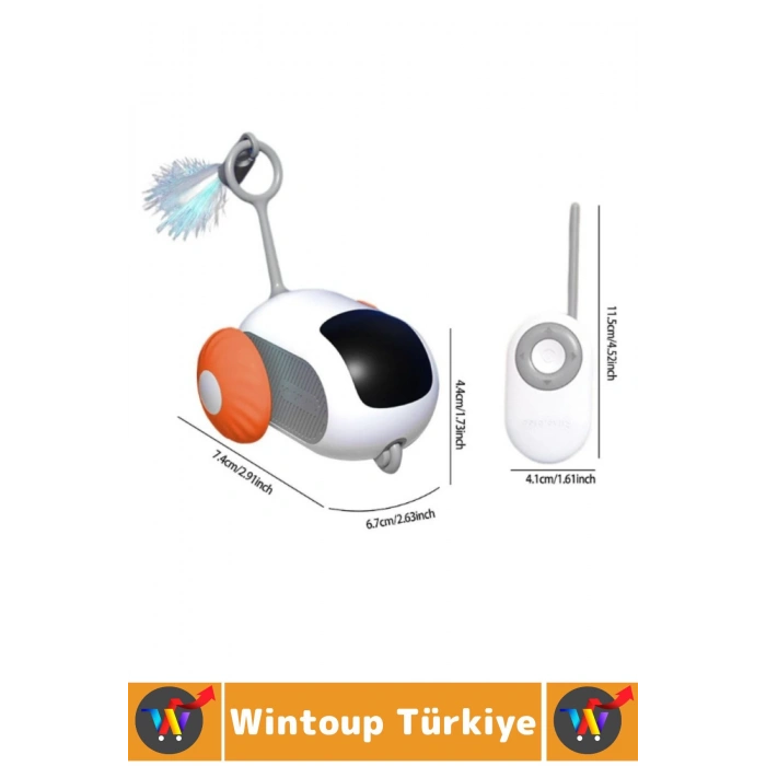 Evcil Hayvan Kedi Fiziksel Gelişm İlgi Çekici Eğlenceli Şarjlı Uzaktan Kumandalı Robot Kedi Oyuncağı