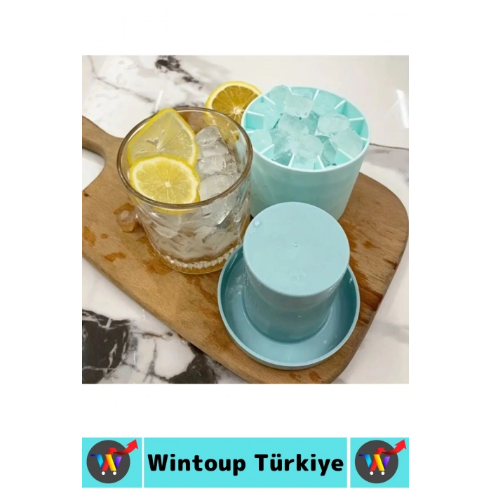 BPA Free Hijyenik İçecek Kokteyl Yer Tasarruf Sağlayan Pratik Dayanıklı Esnek Silikon Küp Buz Kalıbı