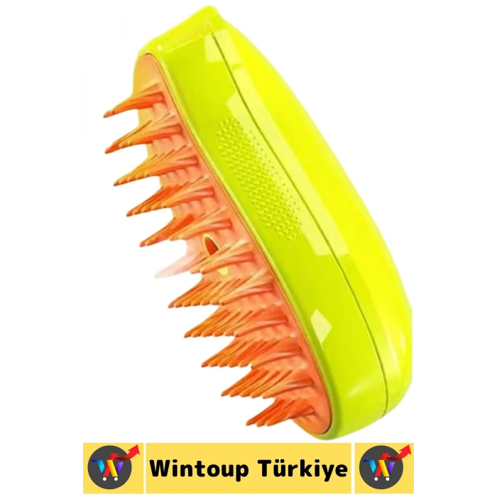 Evcil Hayvan Kedi Banyo Tüy Tarama Masaj Etkili Yumuşak Zararsız Çok Fonksiyonlu Buharlı Tarak