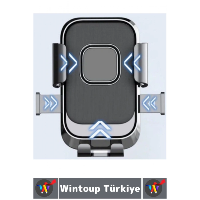 360 Derece Döner Yan Alt Sabitleyici Dikey Yan Kullanım Scooter Motor Bisiklet Gidon Telefon Tutucu