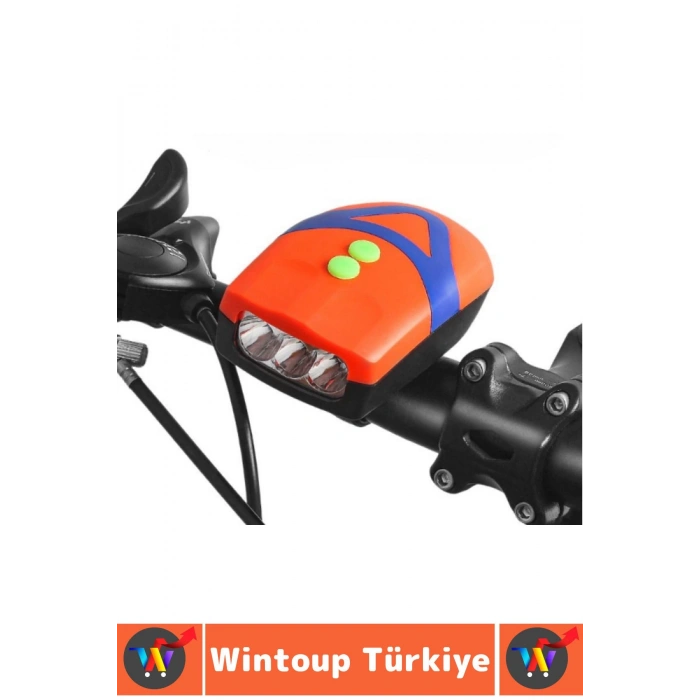 Dayanıklı Kolay Montaj Yaümur Suyuna Dayanıklı Outdoor Gece Sürüşü Güvenlik Ledli Bisiklet Kornası