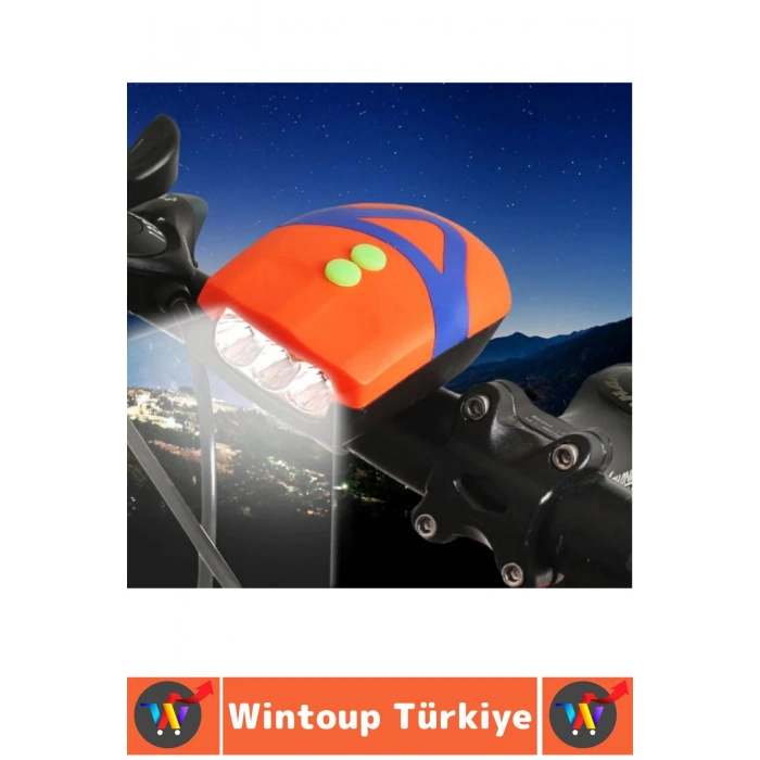 Dayanıklı Kolay Montaj Yaümur Suyuna Dayanıklı Outdoor Gece Sürüşü Güvenlik Ledli Bisiklet Kornası