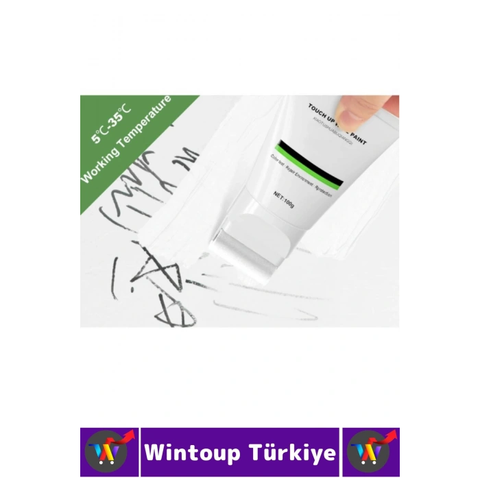 Küçük Duvar Yama Onarım Rötüş Su Küf Neme Dayanıklı Rulo Başlık Fırça Gerektirmez Duvar Tamir Boyası