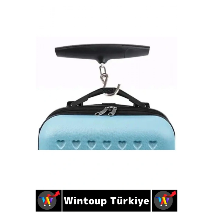 Çok Amaçlı Seyahat Bavul Ağırlık Ölçme Dijital LCD Ekran Max 50 Kg Taşınabilir Bagaj El Tartısı
