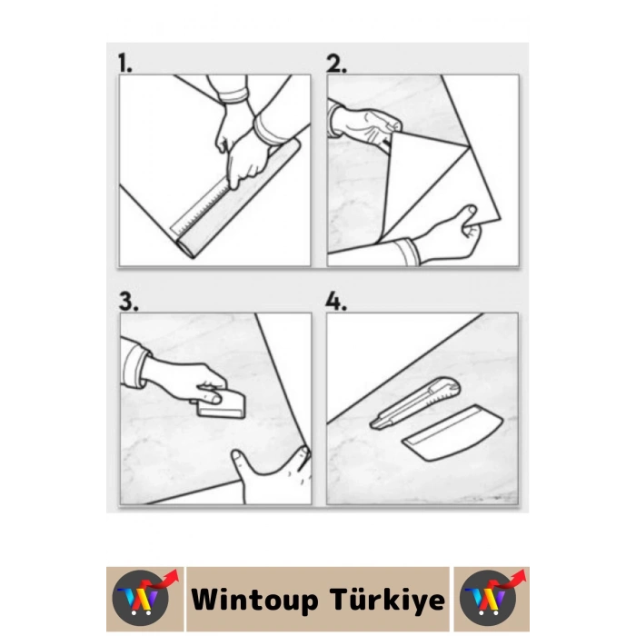 Kolay Temizlenir Su Yağ Neme Dayanıklı Şık Ahşap Görünümlü Kendinden Yapışkanlı Kaplama Kağıdı 5 Mtr