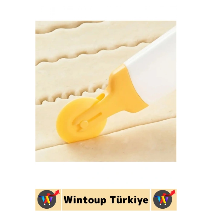 Dayanıklı Ergonomik Hamur Makarna Kurabiye Değiştirilebilir 4 Başlıklı Şekillendirici Hamur Kesici