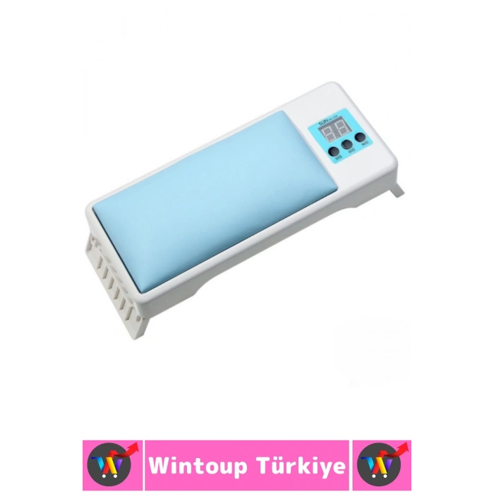 Konforlu Profesyonel Ev Kullanım Hızlı Etki Dijital Ekran 3 Zaman Ayarlı El Yastıklı UV Oje Kurutucu