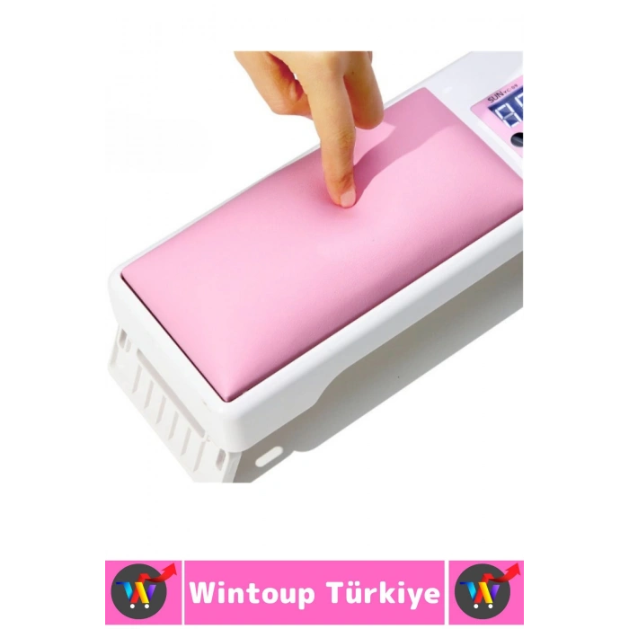 Konforlu Profesyonel Ev Kullanım Hızlı Etki Dijital Ekran 3 Zaman Ayarlı El Yastıklı UV Oje Kurutucu