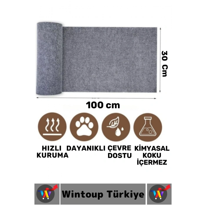 Dayanıklı Hızlı Kuruyan Mobilya Koruyucu Yapıştırılabilir Evcil Hayvan Kedi Tırmalama Matı 100X30 Cm