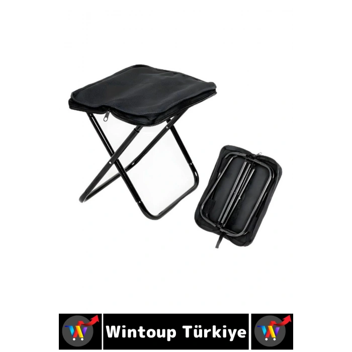 Premium Seyahat Kamp Piknik Balık Outdoor Dayanıklı Gövde Çanta Boy Katlanabilir Çanta Tabure 2 Adet