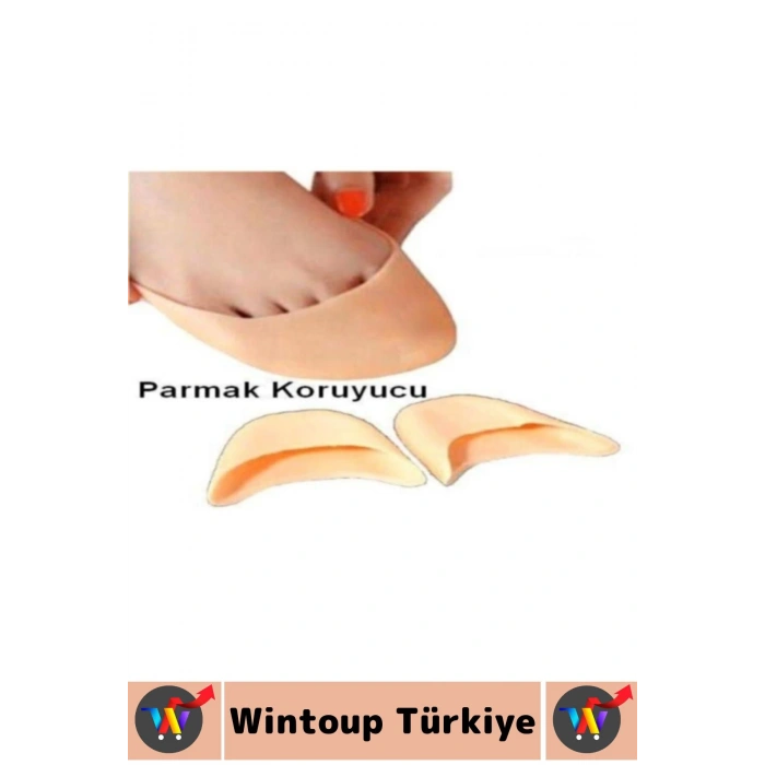 Gündelik Konforlu Nefes Alabilen Ameliyat Sonrası 5 Parmak Kapatan Silikon Ayak Parmak Gömleği