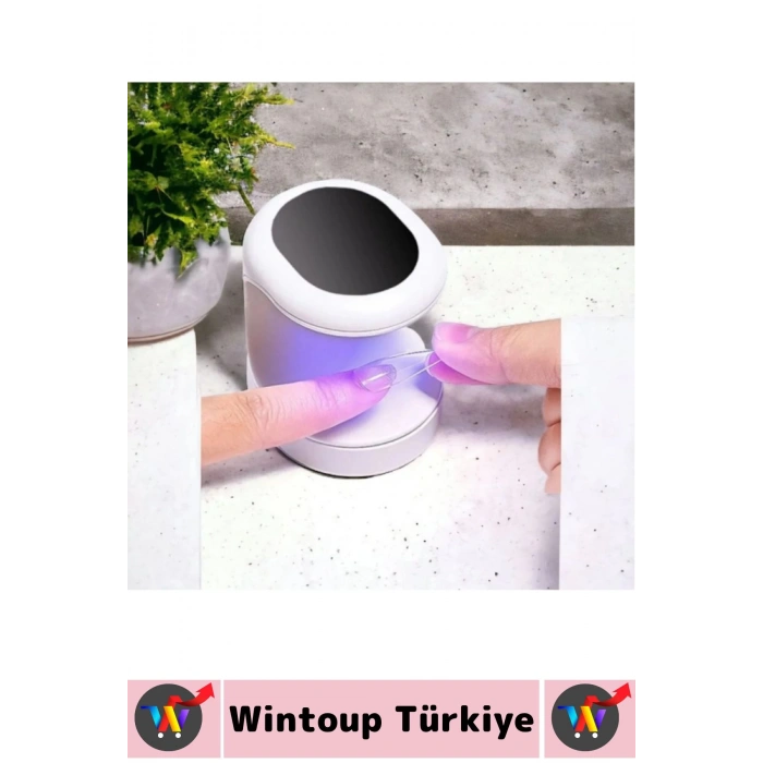 Yüksek Kaliteli Tırnak Oje Protez Tırnak 60 Saniye Hızlı Kurutma UV Led Işıklı Mini Tırnak Kurutucu