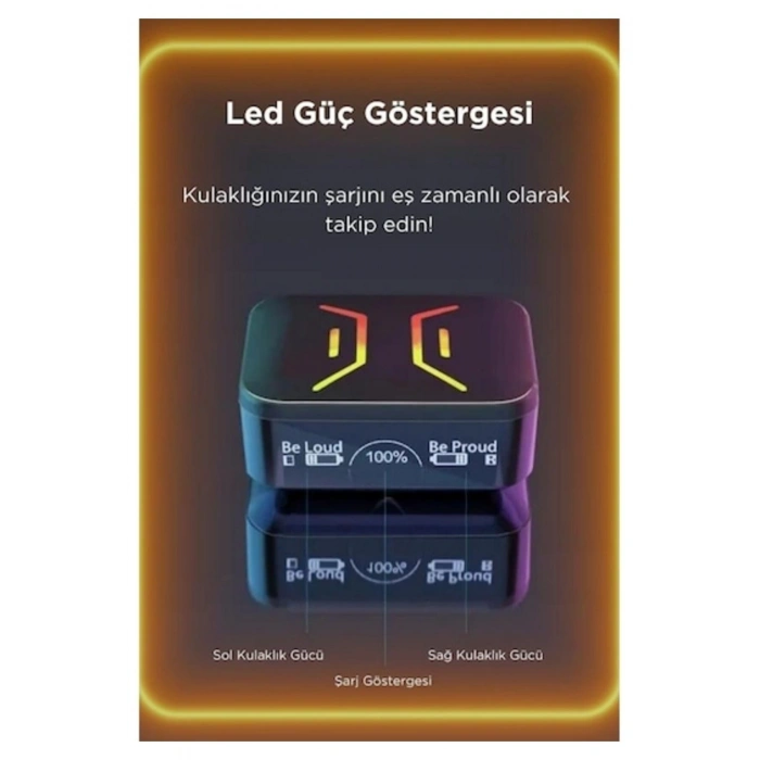 GENERAL MOBİLE GM 24 PRO Uyumlu M80 Powerbank ve Anc özellikli bluetooth kulaklık