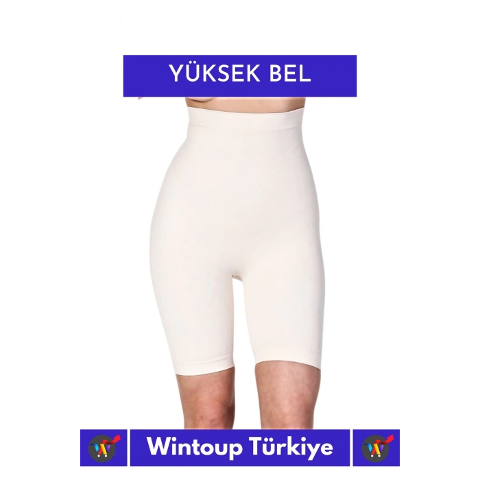 Özel İz Göstermez Kaymaz Toparlayıcı Sıkılaştırıcı Etkili Kalça Popo Dikleştirici Yüksek Bel Korse