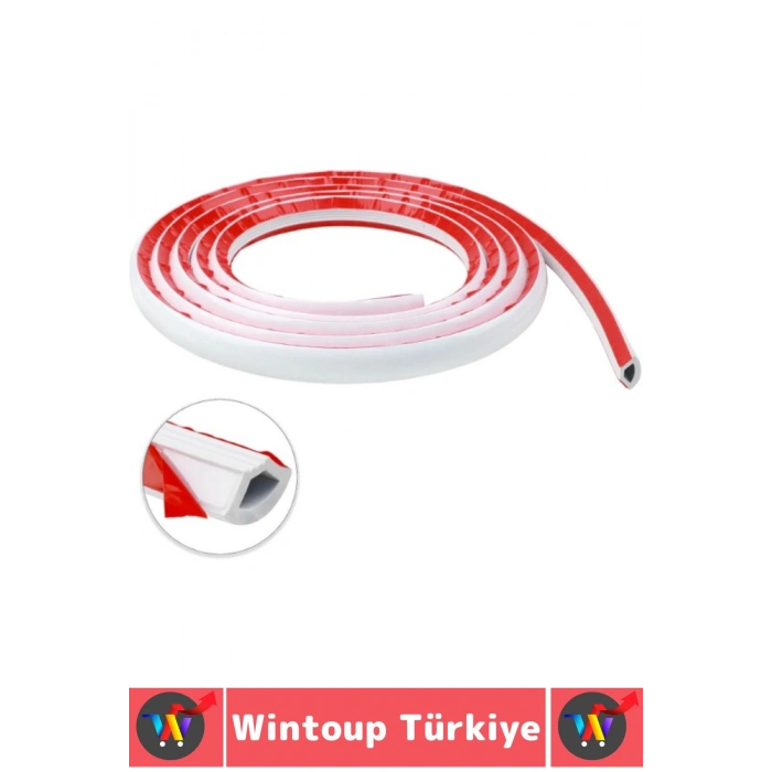 Uzun Ömürlü Lavabo Duş Kenarı Su Sızıntısı Önleyen Montajsız Kendinden Yapışkanlı Su Bariyeri 2 Mtre