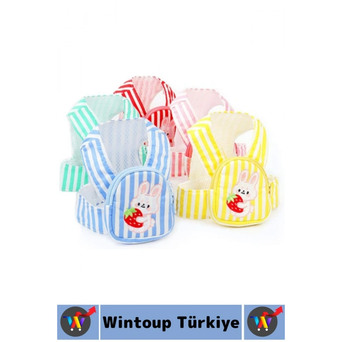 Yüksek Kaliteli Şık Sevimli Küçük Irk Kedi Köpek Evcil Hayvan Çantalı Göğüs Gezdirme Tasması Seti