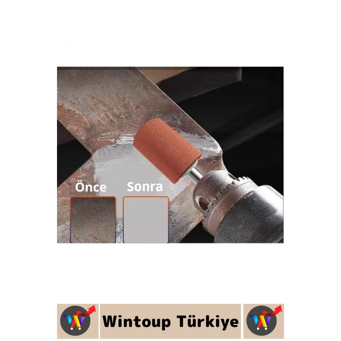 Dayanıklı Atölye Tamir Metal Ahşap Plastik Parlatma Temizleme Çapak Alma Kalıpçı Taşlama Seti 10 Prç