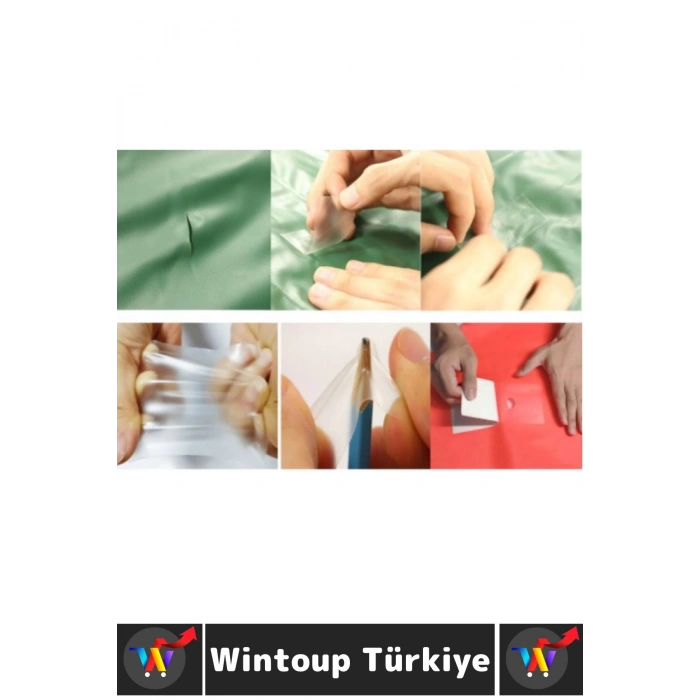 Yüksek Kaliteli Yapışkan Şişme Havuz Simit Yatak Bot Su Altı Şişme Ürün Onarım Tamir Yama Kit 10 Adt