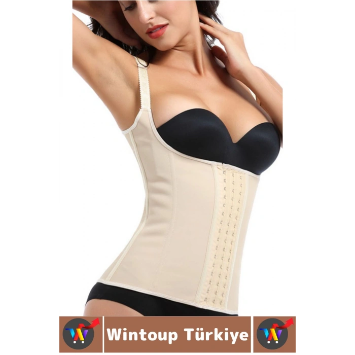 Özel Üretim Vücut Şekillendiren Toparlayan İncelten Ağrı Azaltan Ter Emici Kadın Askılı LATEX KORSE