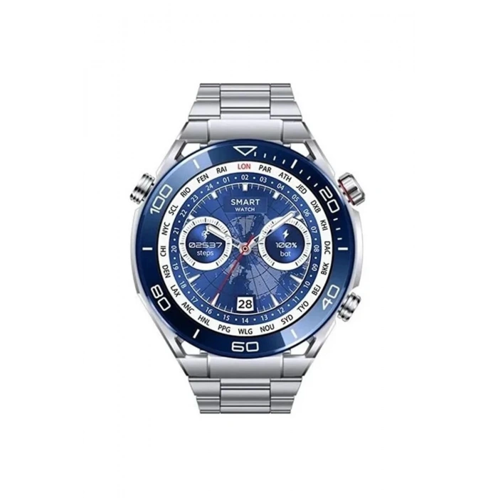 SK 4 Ultimate Amoled Ekran 49 Mm 1.62 Inch BT Call/Bildirim/NFC/GPSAkıllı Saat 2 Strap