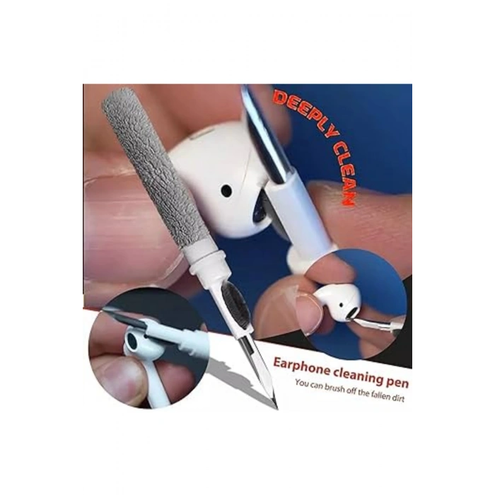 Premium Seri Bluetooth Kablosuz Kulaklık Temizleme Kalemi Aparatı Derin Temizleme Kiti