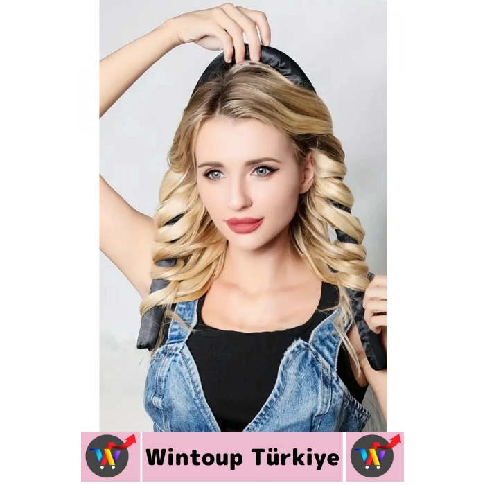 Yüksek Kalite Saç Yıpratmaz Elektriklendirmez Alet Gerektirmez Isısız Saç Şekillendirme Seti Bigudi