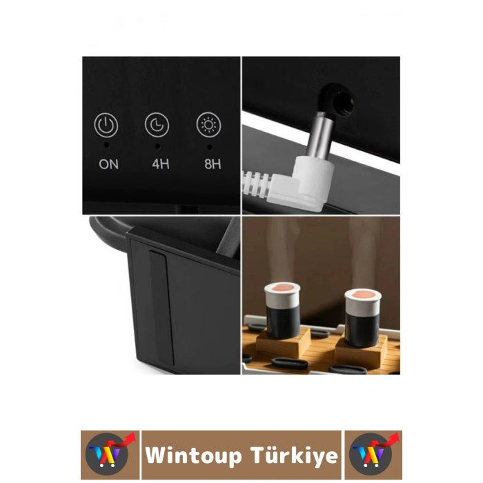 Premium RGB Aydınlatma Uzaktan Kumandalı Titanik Gemi Tasarım Gece Lambası Şık Oda Hava Nemlendirici