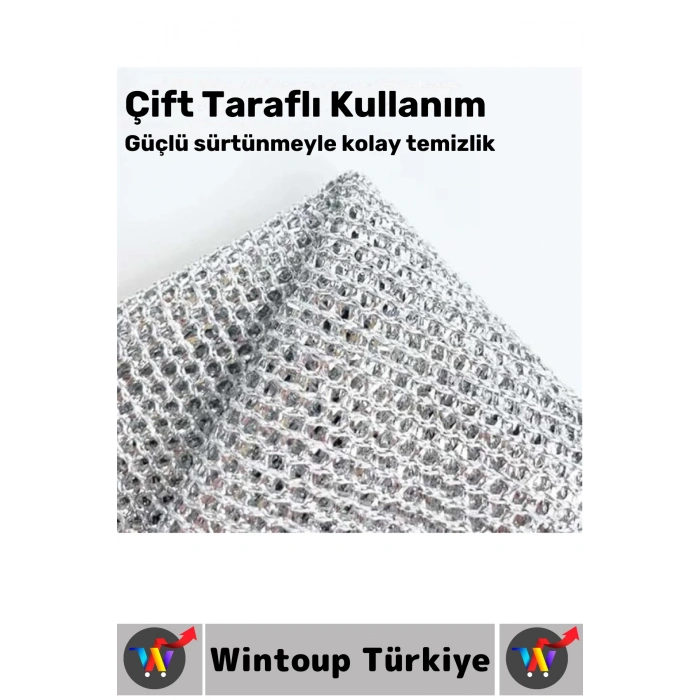 Premium Seri Çizmez Mutfak Tezgah Fayans Yağ Kir Temizleyici Kolay Temizlenir Tencere Tava Ovma Bezi