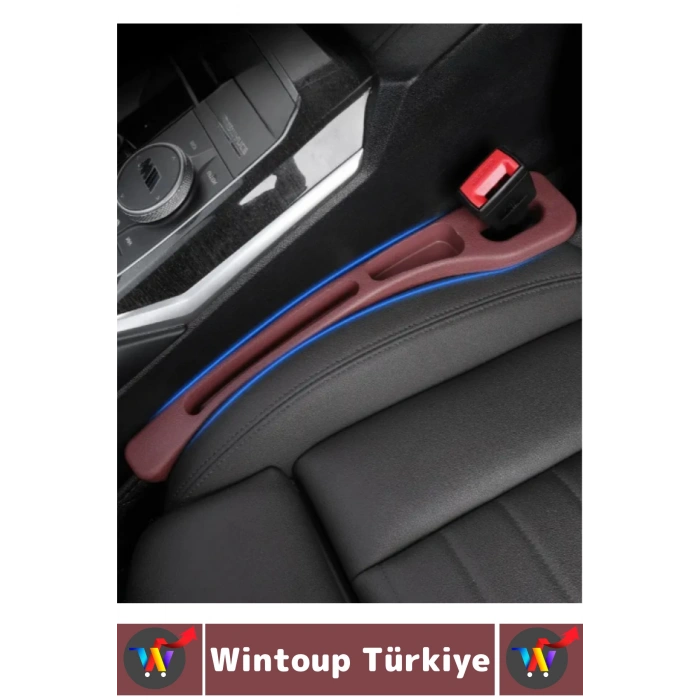 Dayanıklı Esnek Montaj Gerektirmez Telefon Anahtar Küçük Eşya Düzenleyici Araç İçi Organizer Bordo