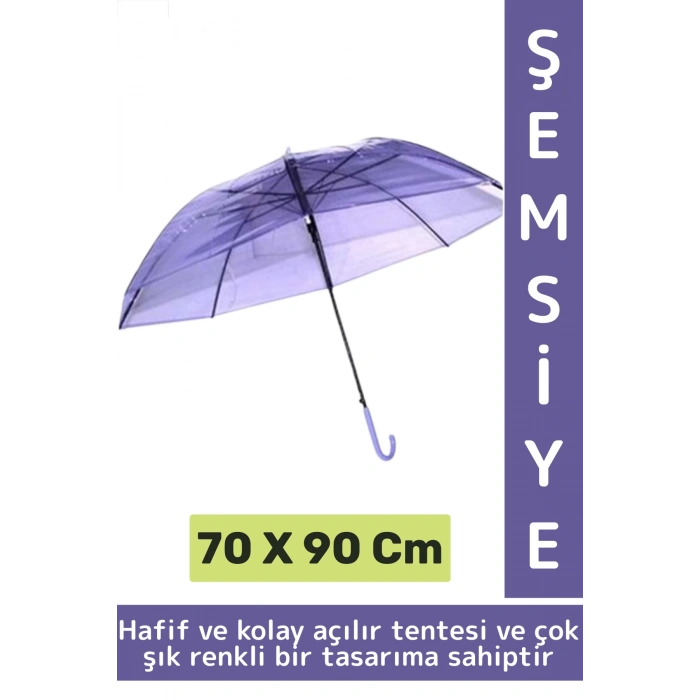 Dayanıklı Hafif Yaz Sıcak Güneş Işını Sonbahar Yağmur Koruyucu Estetik Çok Şık Canlı Renkli Şemsiye