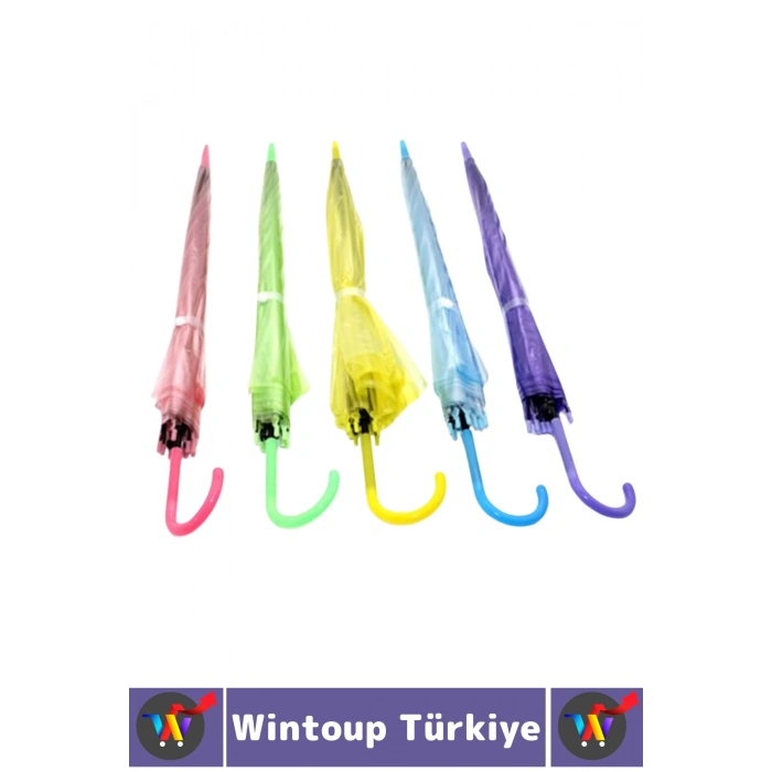 Dayanıklı Hafif Yaz Sıcak Güneş Işını Sonbahar Yağmur Koruyucu Estetik Çok Şık Canlı Renkli Şemsiye