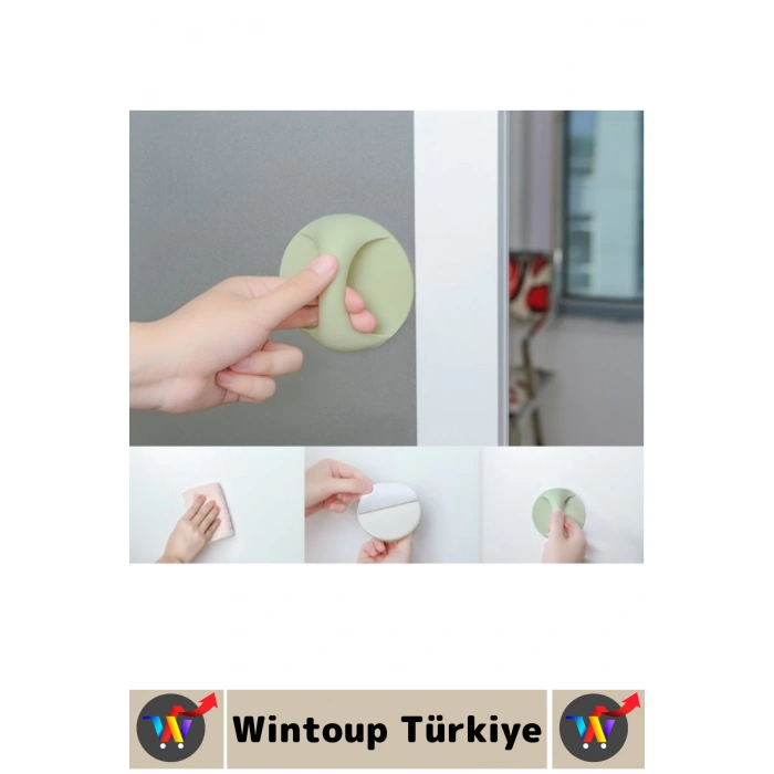 Premium Pencere Dolap Çekmece Fayans Ahşap Çok Amaçlı Kendinden Yapışkanlı Pratik Kulp Tutacak 4 Adt