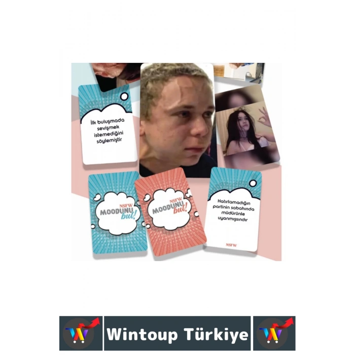 Eğlenceli Genç Yetişkin Arkadaş Yılbaşı Cesur Oyun Moodunu Bul Mini-NSFW +18 Oyun Kartları 80 Kart