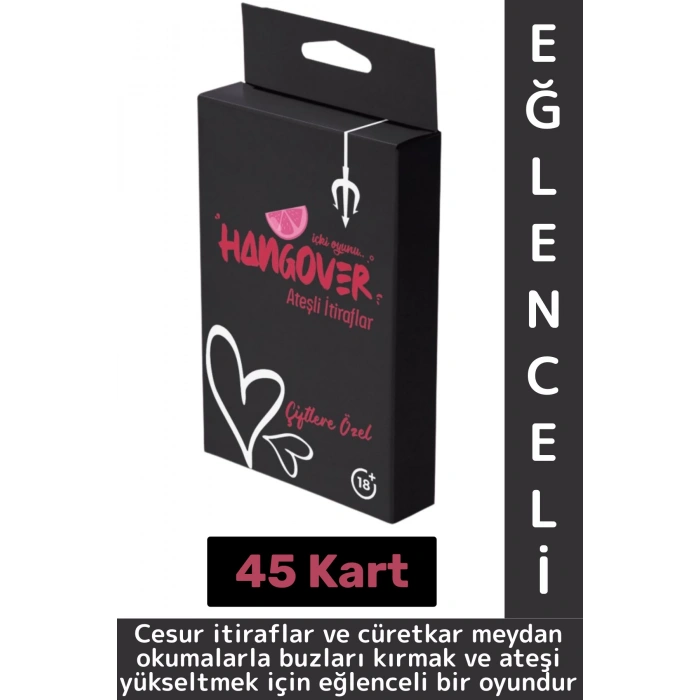 Eğlenceli Parti Özel Gün Sevgililer Günü Çift Cesur Oyun Hangover Mini İçki Oyunu-Ateşli İtiraflar