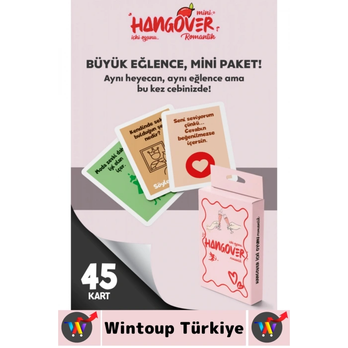 Eğlenceli Arkadaş Parti Özel Gün Sevgililer Günü Çift Cesur Oyun Hangover Mini İçki Oyunu-Romantik