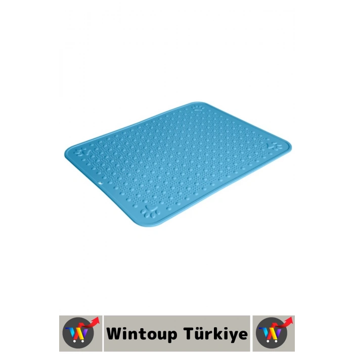 Evcil Hayvan Pet Kaymaz Yıkanabilir Kolay Temizlenir Yatak Tuvalet Önü Mama Kabı Altı Kedi Paspası