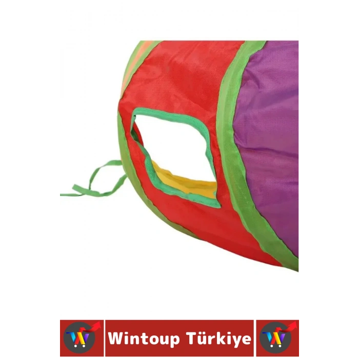 Premium Kedi Köpek Eğlenceli Oyuncak Sağlıklı Kokusuz Bağımsız Oyun Evcil Hayvan Tüneli 115 X 25 Cm