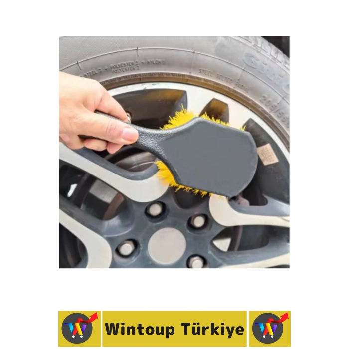 Ergonomik Oto Araç İç Dış Temizlik Yoğun Sert Kıl Otomobil Lastik Jant Kir Kalıntı Temizleme Fırçası