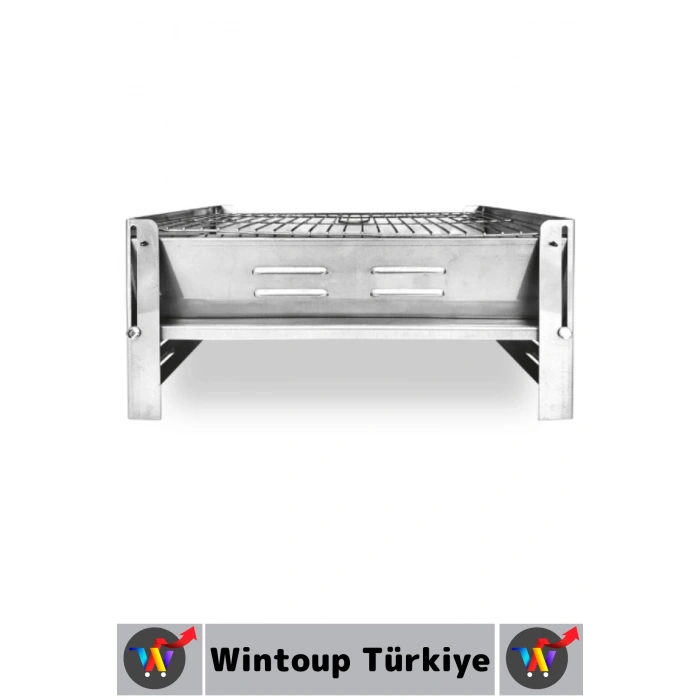 Kompakt Kamp Piknik Outdoor Bahçe Balkon Pratik Taşıma Kollu Katlanabilir Mangal 20 X 41 X 27 Cm