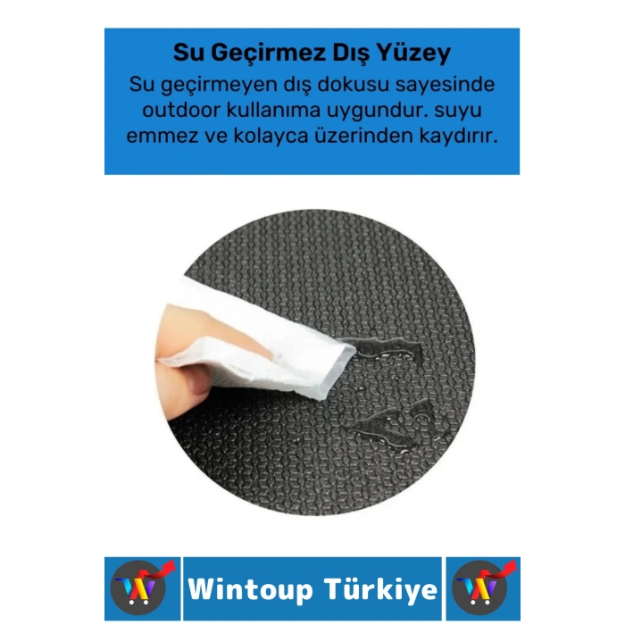 Taşıma Askılı Konforlu Su Geçirmez Kaymaz Pilates Aerobik Fitness Çadır Zemin Yer Minderi Kamp Matı