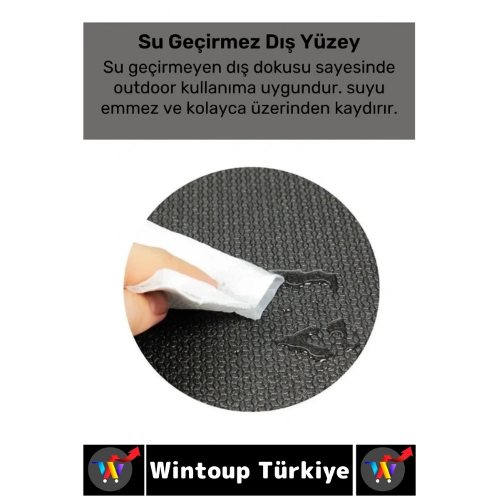 Taşıma Askılı Konforlu Su Geçirmez Kaymaz Pilates Aerobik Fitness Çadır Zemin Yer Minderi Kamp Matı