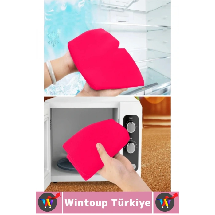 Premium Elastik Kadın Erkek Rahatlatıcı Soğuk Sıcak Kompress Jel Dolu Mıgren Ağrı Uyku Kafa Bandı