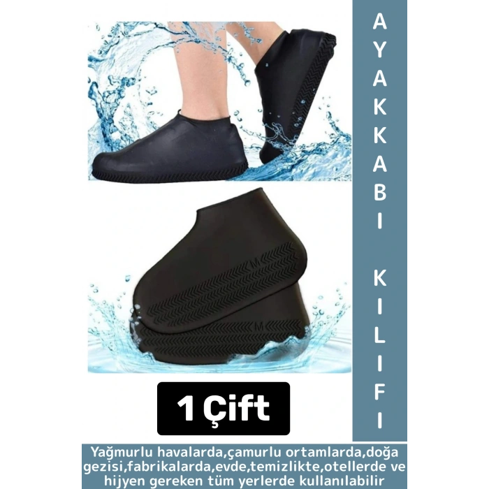 Dayanıklı Esnek Yağmur Kir Çamur Kamp Piknik Outdoor Çanta Boy Pratik Su Geçirmez Ayakkabı Kılıfı