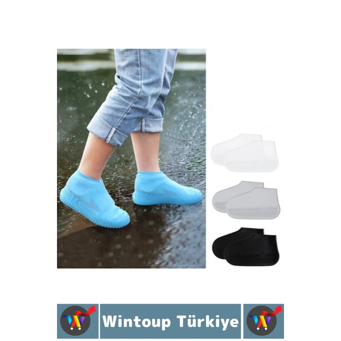 Dayanıklı Esnek Yağmur Kir Çamur Kamp Piknik Outdoor Çanta Boy Pratik Su Geçirmez Ayakkabı Kılıfı