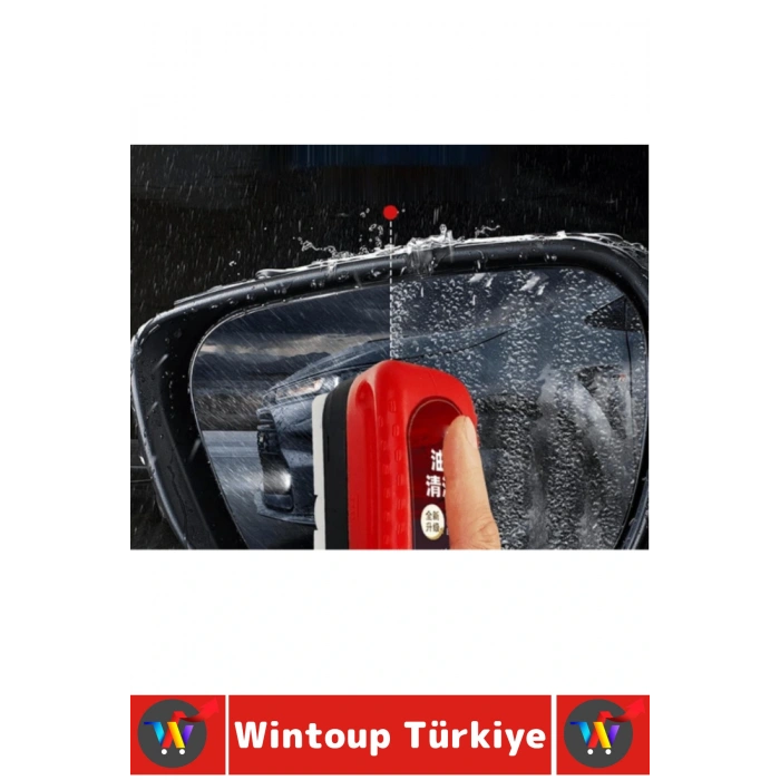 Ergonomik Ön Yan İç Ayna Banyo Düz Zemin Cam Sis Buğu Engelleyici Araç Yağ Filmi Temizleme Süngeri