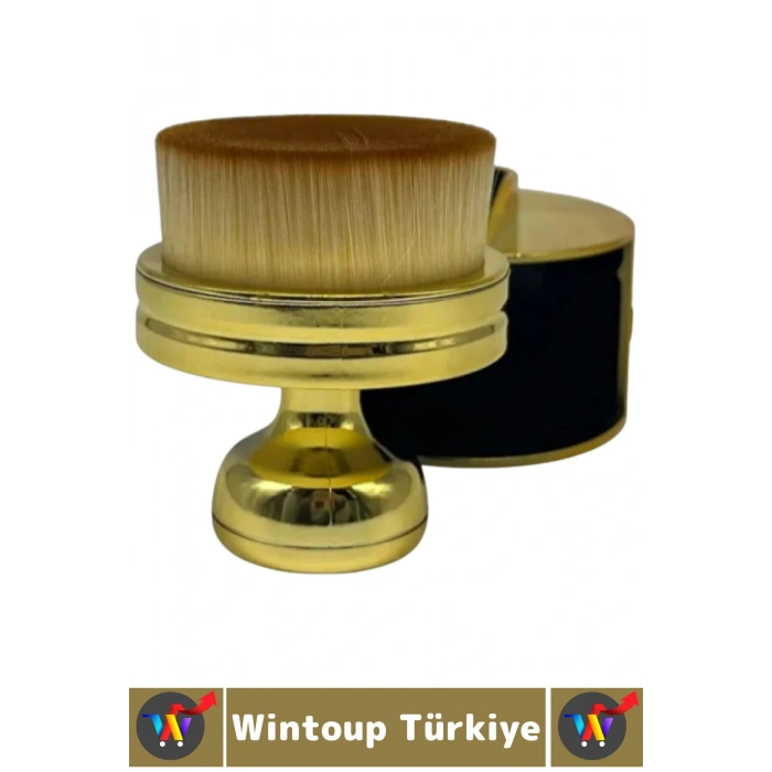 Dayanıklı Uzun Ömürlü Araç Dış Bakım Temizlik Çok Şık Gold Renk Hazneli Oto Lastik Parlatma Fırçası